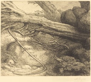 Avalanche: Frontispiece for Triumph of Death L