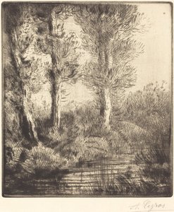 Saint-Pre Rive du Saint-Pren pankit. tekijältä Alphonse Legros