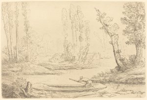 Banks of the Sommen lähellä Amiensia Banks of the Sommen lähellä Amiensia. tekijältä Alphonse Legros