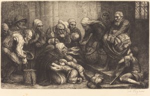 Brysselin kerjäläiset Bruggen kerjäläiset. tekijältä Alphonse Legros