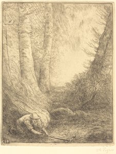 Ruohojen polttaminen Ruohonpoltin. tekijältä Alphonse Legros