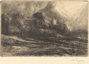 Chailli nähty myrskyssä tekijältä Alphonse Legros