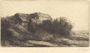Mökki rinteessä tekijältä Alphonse Legros
