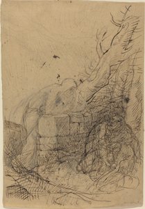 Kuolema ja puunhakkaaja. tekijältä Alphonse Legros