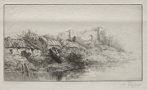 Autio kylä tekijältä Alphonse Legros