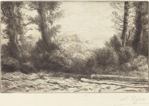 Puun reuna (Lisiere de bois) tekijältä Alphonse Legros