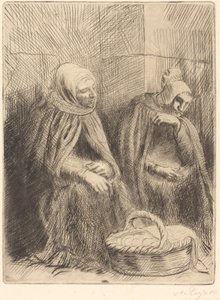 Munanmyyjät, 1. lautanen tekijältä Alphonse Legros