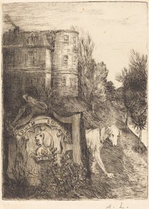Ex-Libris Edwin Edwards. tekijältä Alphonse Legros