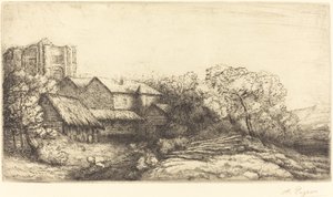Maatila luostarissa tekijältä Alphonse Legros
