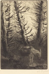 Maanviljelijä ja hänen aasinsa tekijältä Alphonse Legros