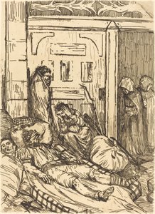 Kenttäsairaala (ambulanssi) tekijältä Alphonse Legros