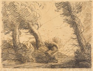 Myrskyn yllättämät elonkorjaajanaiset tekijältä Alphonse Legros