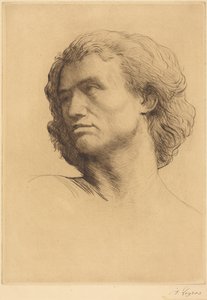 Miehen pää tekijältä Alphonse Legros