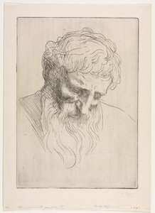 Miehen pää tekijältä Alphonse Legros