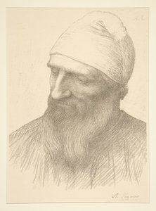 Miehen pää tekijältä Alphonse Legros