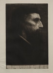 Miehen pää. tekijältä Alphonse Legros