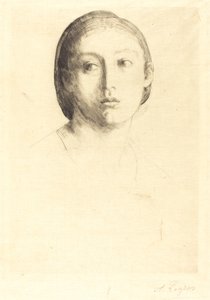 Nuoren tytön pää Nuoren tytön pää. tekijältä Alphonse Legros