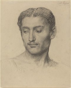 Nuoren miehen pää tekijältä Alphonse Legros