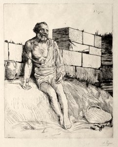 Työ (ensimmäinen levy) tekijältä Alphonse Legros