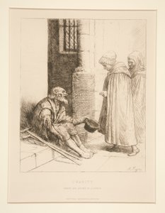 La Charite (hyväntekeväisyys) tekijältä Alphonse Legros