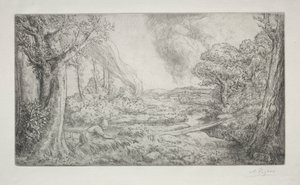 Maisema tekijältä Alphonse Legros