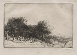 Maisema tekijältä Alphonse Legros