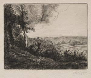 Maisema tekijältä Alphonse Legros