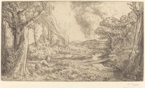 Maisema Maisema. tekijältä Alphonse Legros