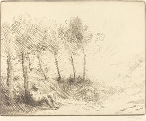 Maisema Maisema. tekijältä Alphonse Legros