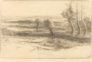 Maisema Maisema. tekijältä Alphonse Legros