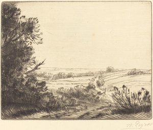 Maisema: Tie Horvilleen (Paysage: Chemin d