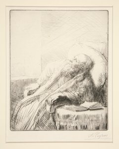 Le Convalescent (The Convalescent) tekijältä Alphonse Legros