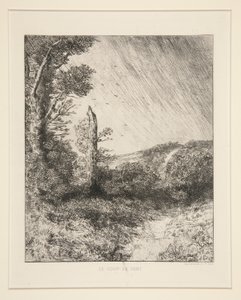 Le Coup de Vent (tuulenpuuska) tekijältä Alphonse Legros