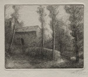 Myllyn silta tekijältä Alphonse Legros
