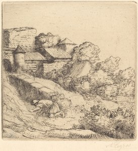 Pieni ruohonpolttaja tekijältä Alphonse Legros
