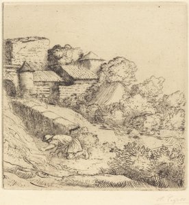 Pieni ruohonpolttaja tekijältä Alphonse Legros