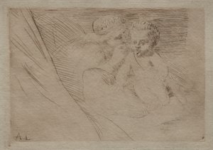 Mab ja Cupid. tekijältä Alphonse Legros