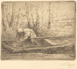 Mies Puntissa. tekijältä Alphonse Legros