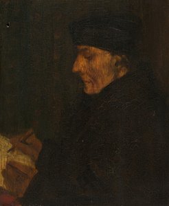 Muistokopio Holbeinin Erasmuksesta tekijältä Alphonse Legros