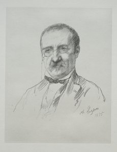 Mr. Champfleury, 1875. tekijältä Alphonse Legros