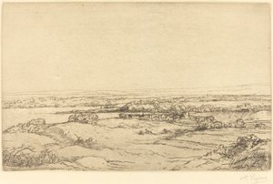 Tasanko lähellä järveä tekijältä Alphonse Legros