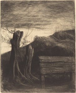 Pollard Willows Les saules tetards. tekijältä Alphonse Legros