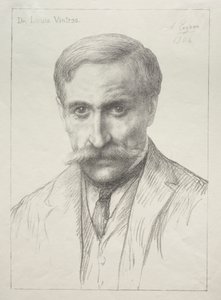 Tohtori Louis Vintrasin muotokuva tekijältä Alphonse Legros