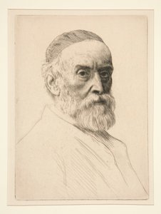 Muotokuva G.F. Wattia (R.A.) tekijältä Alphonse Legros