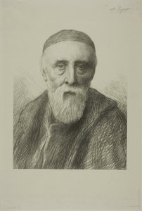 G. F. Wattsin muotokuva R. A., toinen levy tekijältä Alphonse Legros