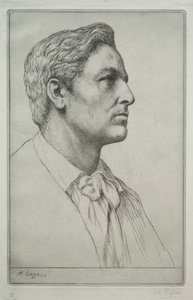 Sir Charles Holroydin muotokuva. tekijältä Alphonse Legros