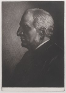 Sir Francis Seymour Hadenin muotokuva, 1881. tekijältä Alphonse Legros