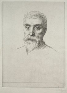 Sir Hiram S. Maximin muotokuva. tekijältä Alphonse Legros