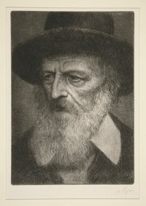 Muotokuva Tennysonista tekijältä Alphonse Legros