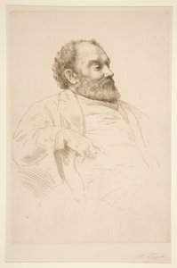 Val Prinsepin muotokuva, R.A. tekijältä Alphonse Legros
